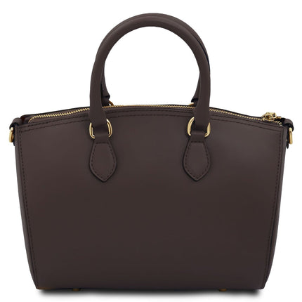 Layla - Leather small duffle handbag | TL142399