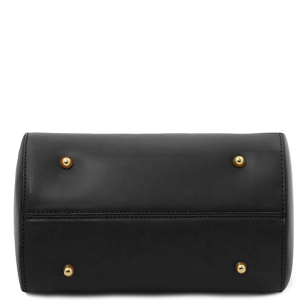Layla - Leather small duffle handbag | TL142399
