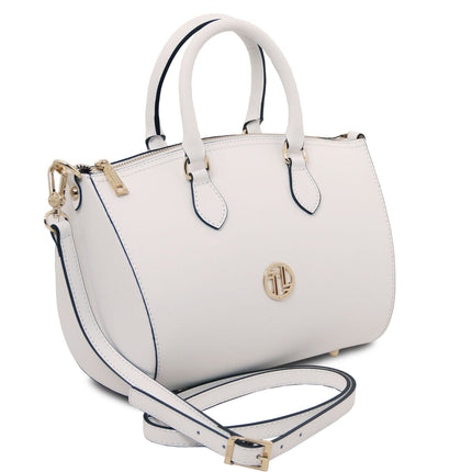 Layla - Leather small duffle handbag | TL142399