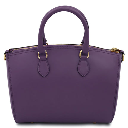 Layla - Leather small duffle handbag | TL142399