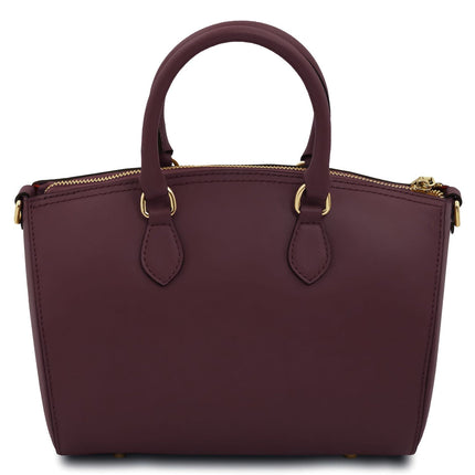 Layla - Leather small duffle handbag | TL142399
