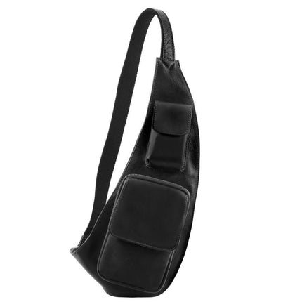 Leather crossover bag | TL141352 men's sling bag