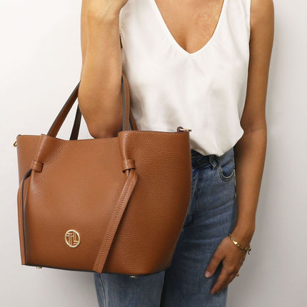 Legame - Italian leather shopping bag | TL142481