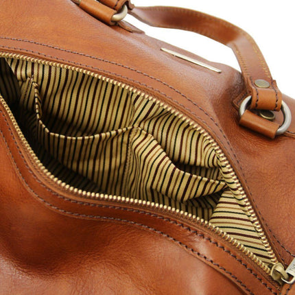 Lucrezia - Leather maxi duffle bag purse | TL141977