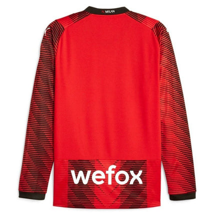 Maglia Calcio Puma AC MIlan Home Maniche Lunghe Long Sleeves 2023/2024