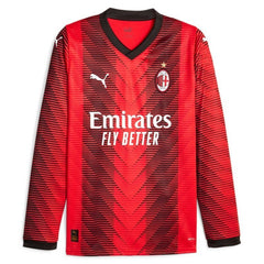 Maglia Calcio Puma AC MIlan Home Maniche Lunghe Long Sleeves 2023/2024
