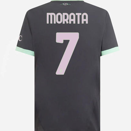 Maglia Calcio Puma AC Milan Third Grigia 2024/2025 7 Morata