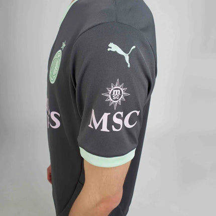 Maglia Calcio Puma AC Milan Third Grigia 2024/2025