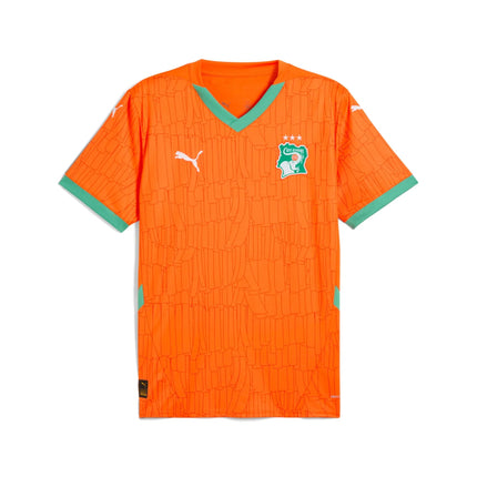 Maglia Calcio Puma FIF Costa d'Avorio 2025 Home Arancione