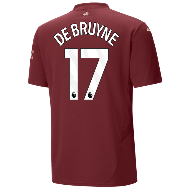 Maglia Calcio Puma Manchester City Away 3rd Third MCFC 2024/2025 17 De Bruyne