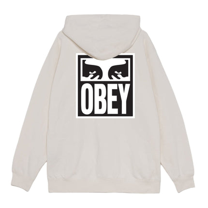 Maglia Eyes Icon Hood Uomo Silver Grey Faded Wash