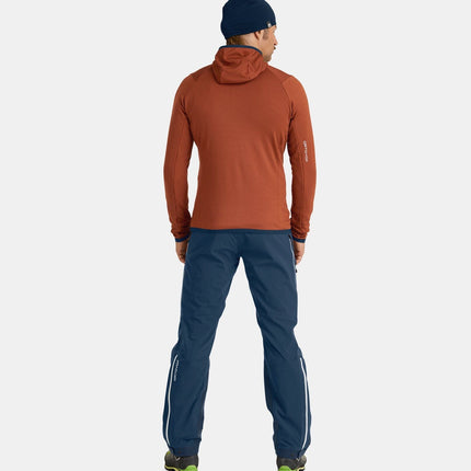 Maglia Fleece Grid Hoody Uomo Deep Ocean