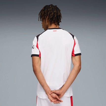 Maglia Gara Calcio Puma AC Milan Away AUTHENTIC ULTRAWEAVE Bianca 2025/2026