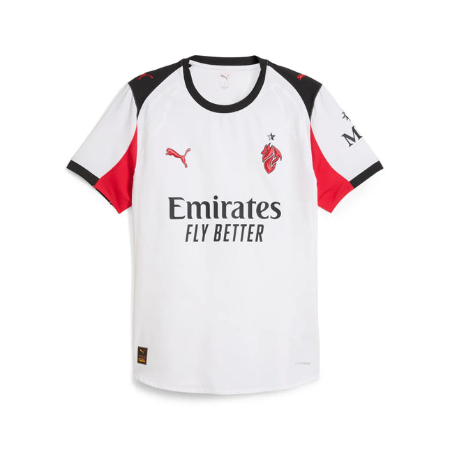 Maglia Gara Calcio Puma AC Milan Away AUTHENTIC ULTRAWEAVE Bianca 2025/2026
