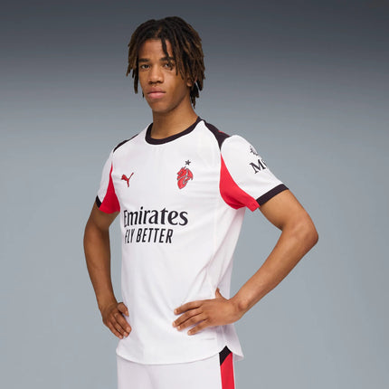 Maglia Gara Calcio Puma AC Milan Away AUTHENTIC ULTRAWEAVE Bianca 2025/2026
