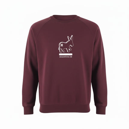 Maglia Girocollo Logo Uomo Bordeaux