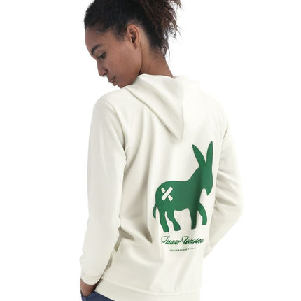 Maglia Hoodie Full - Zip Donna Optic White