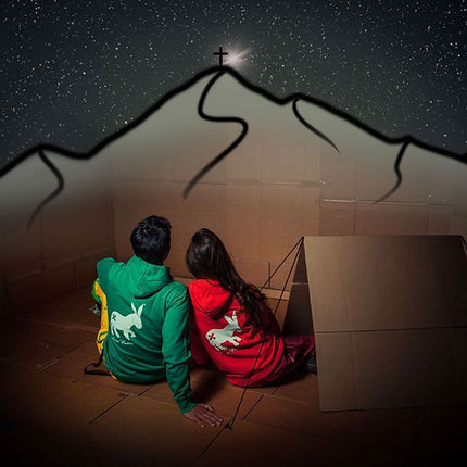 Maglia Hoodie Uomo Steel Blue