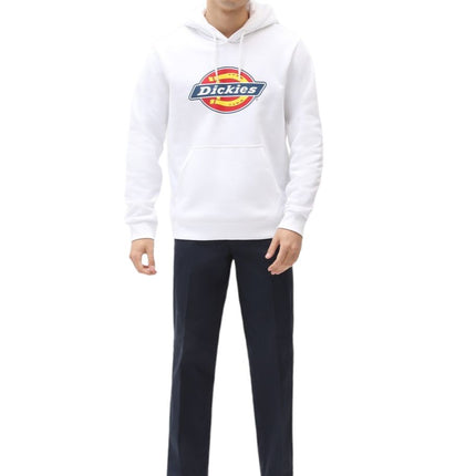 Maglia Icon Logo Hoodie Uomo White