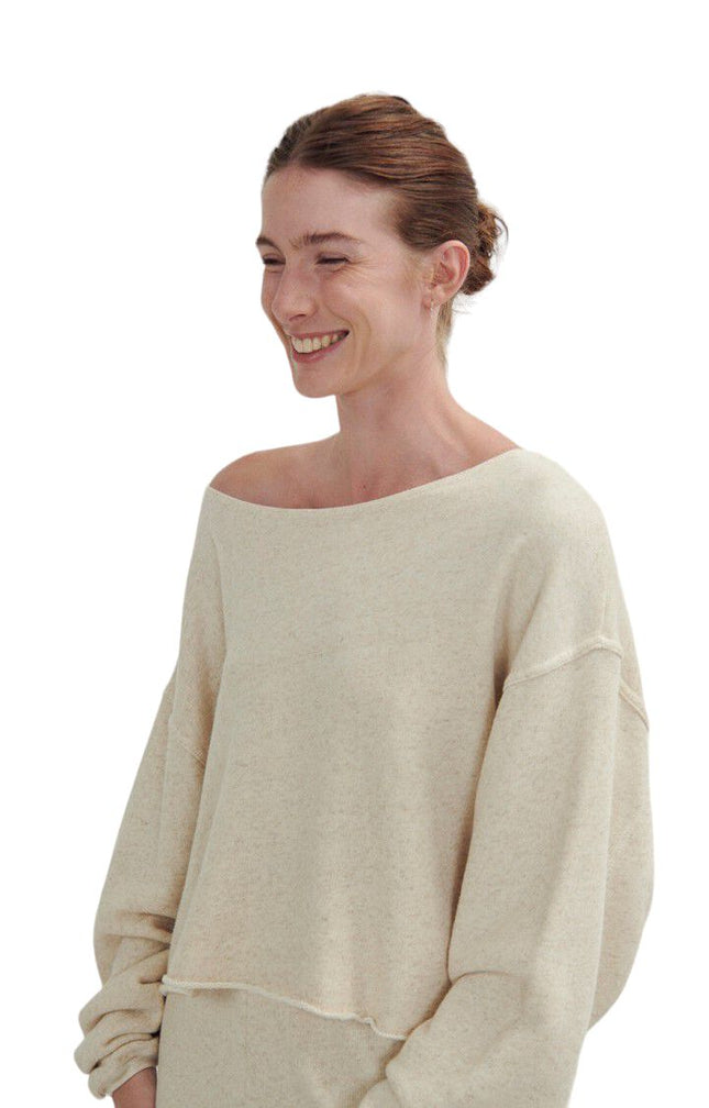 Maglia Itonay Donna Ecru Melange