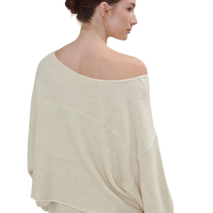 Maglia Itonay Donna Ecru Melange