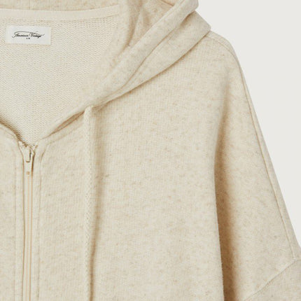 Maglia Itonay Full Zip Donna Ecru