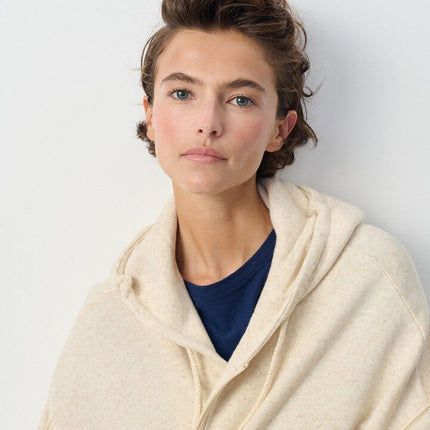 Maglia Itonay Full Zip Donna Ecru