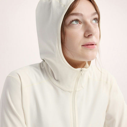 Maglia Kyanite Lightweight Hoody Donna Arctic Silk