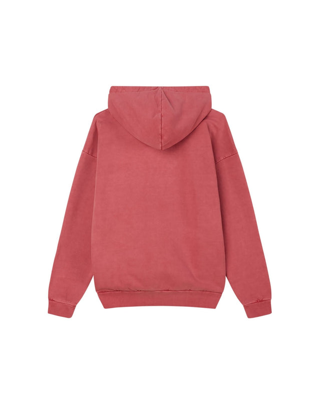 Maglia Lowercase Zip Hoody Pigment mineral Red