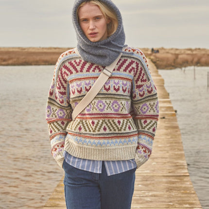 Maglia Mayalen Donna Multicolor Jacquard