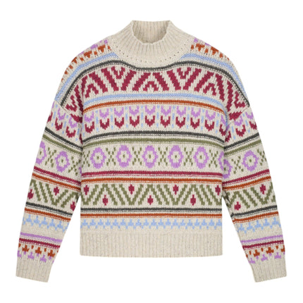 Maglia Mayalen Donna Multicolor Jacquard