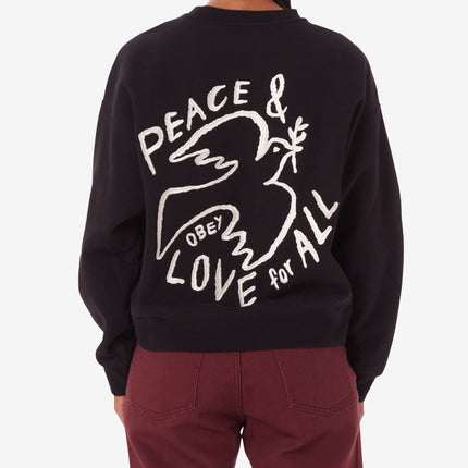 Maglia Peace Dove Donna Digital Black