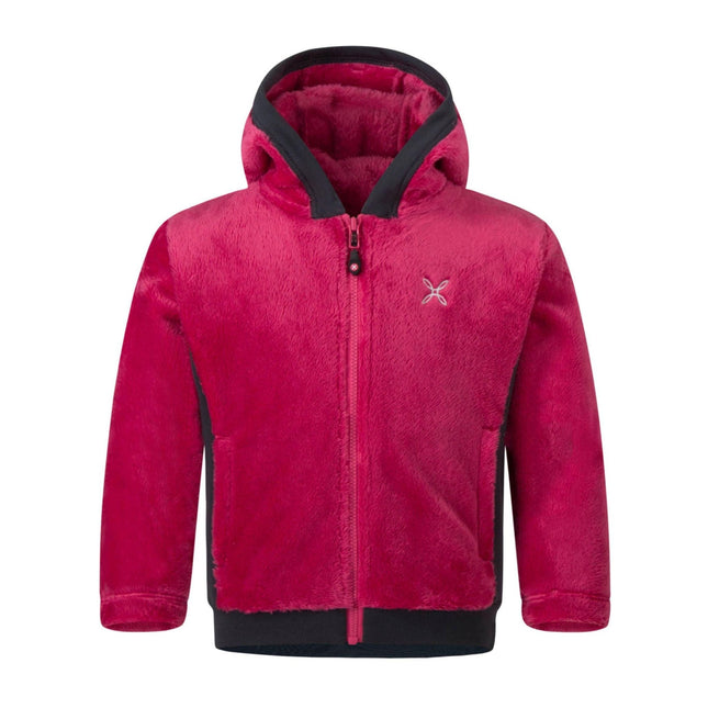 Maglia Polar Stretch Hoody Bambina Rosa Sugar