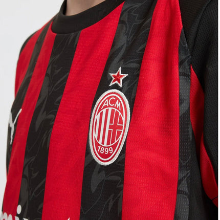 Maglia Puma Calcio Home Junior Ragazzo AC Milan 2025/2026