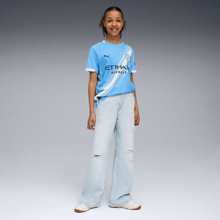 Maglia Puma Calcio MCFC Home Junior Ragazzo Manchester City 2025/2026