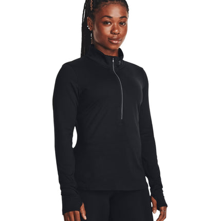 Maglia Qualifier Run 1/2 Zip Donna Black/Reflective