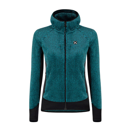 Maglia Remix Fleece Donna Care Blue