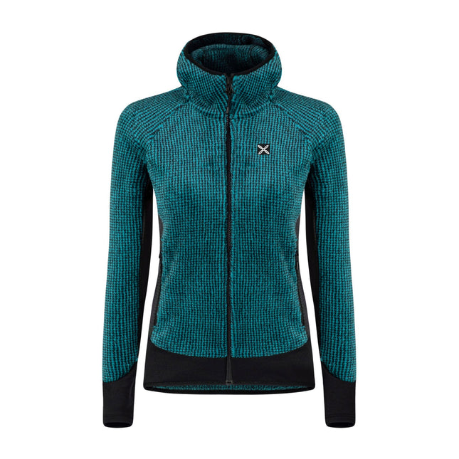 Maglia Remix Fleece Donna Care Blue