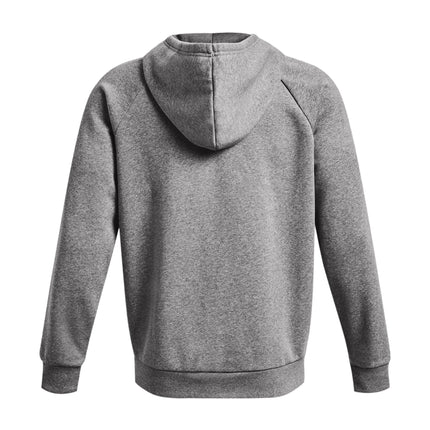 Maglia Rival Fleece Full - Zip Uomo Castlerock Light Heather/White