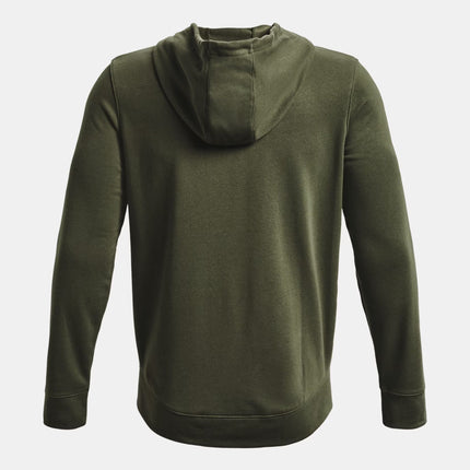 Maglia Rival Terry Full Zip Uomo Marine Green/Onyx White