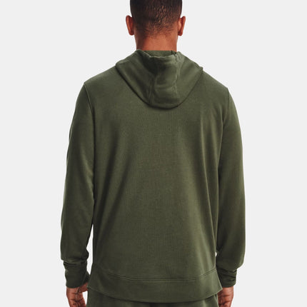 Maglia Rival Terry Full Zip Uomo Marine Green/Onyx White