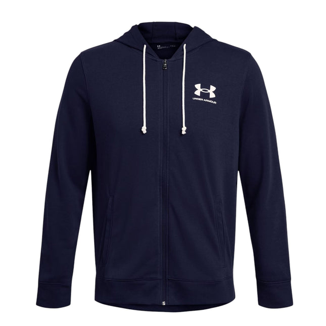 Maglia Rival Terry Full Zip Uomo Midnight Navy/Onyx White