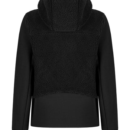 Maglia Sherpa Mix Donna Black