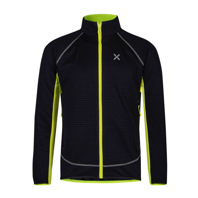 Maglia Thermal Color Junior Nero/Lime