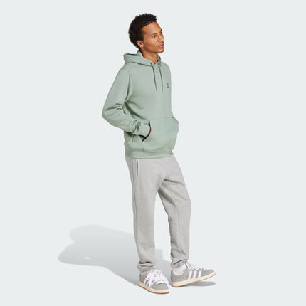 Maglia Trefoil Essential Hoodie Uomo Silver Green