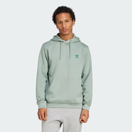 Maglia Trefoil Essential Hoodie Uomo Silver Green