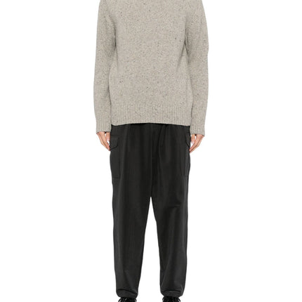 Maglia Tweed Knit Uomo Oatmeal