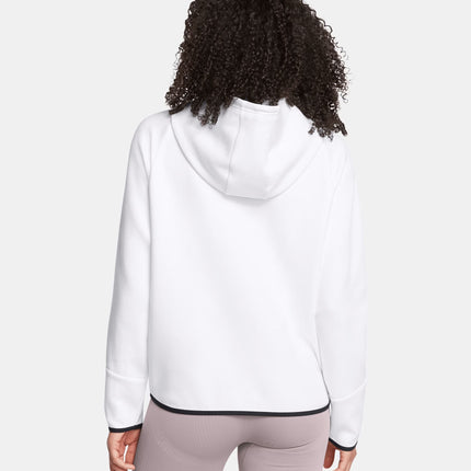 Maglia Unstoppable Fleece Full - Zip Donna White/Black