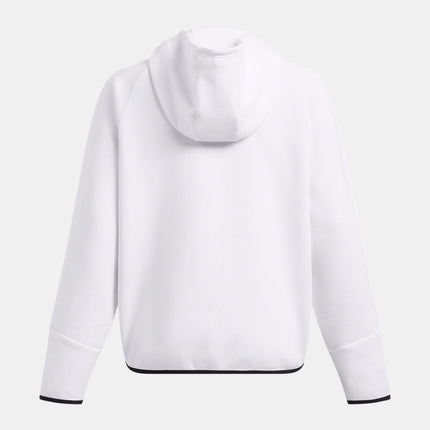 Maglia Unstoppable Fleece Full - Zip Donna White/Black