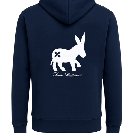 Maglia Zip Logo Uomo Blu